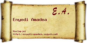 Enyedi Amadea névjegykártya